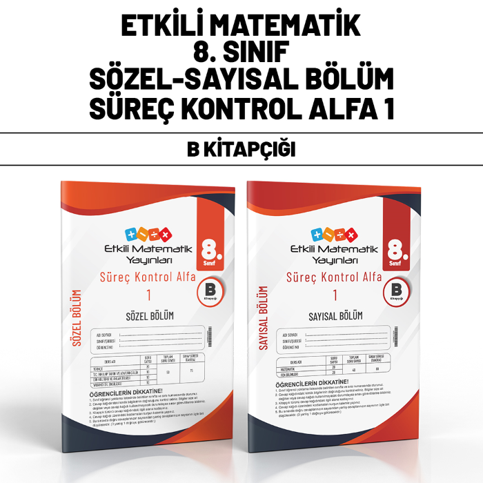 ETKİLİ MATEMATİK 08.SINIF DENEME SY/SZ 1-B - 25-26